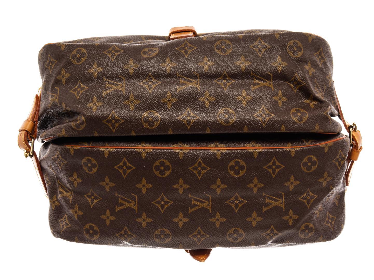 Louis Vuitton Brown Monogram Canvas Saumur 35cm Messenger Bag