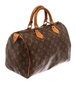 Louis Vuitton Brown Monogram Canvas Speedy 30cm Satchel Bag