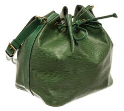 Louis Vuitton Green Epi Leather Noe PM Bucket Bag