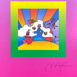 Cosmic Runner on Blends by Peter Max