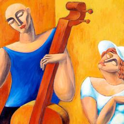 The Cello by Yuroz