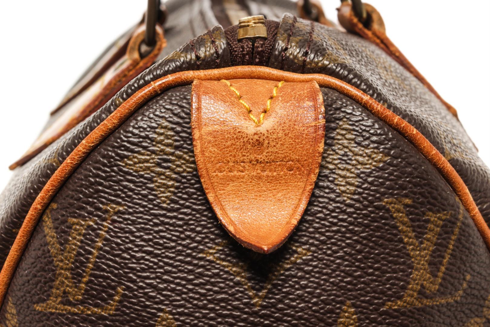 Louis Vuitton Brown Monogram Speedy 25 Satchel Bag