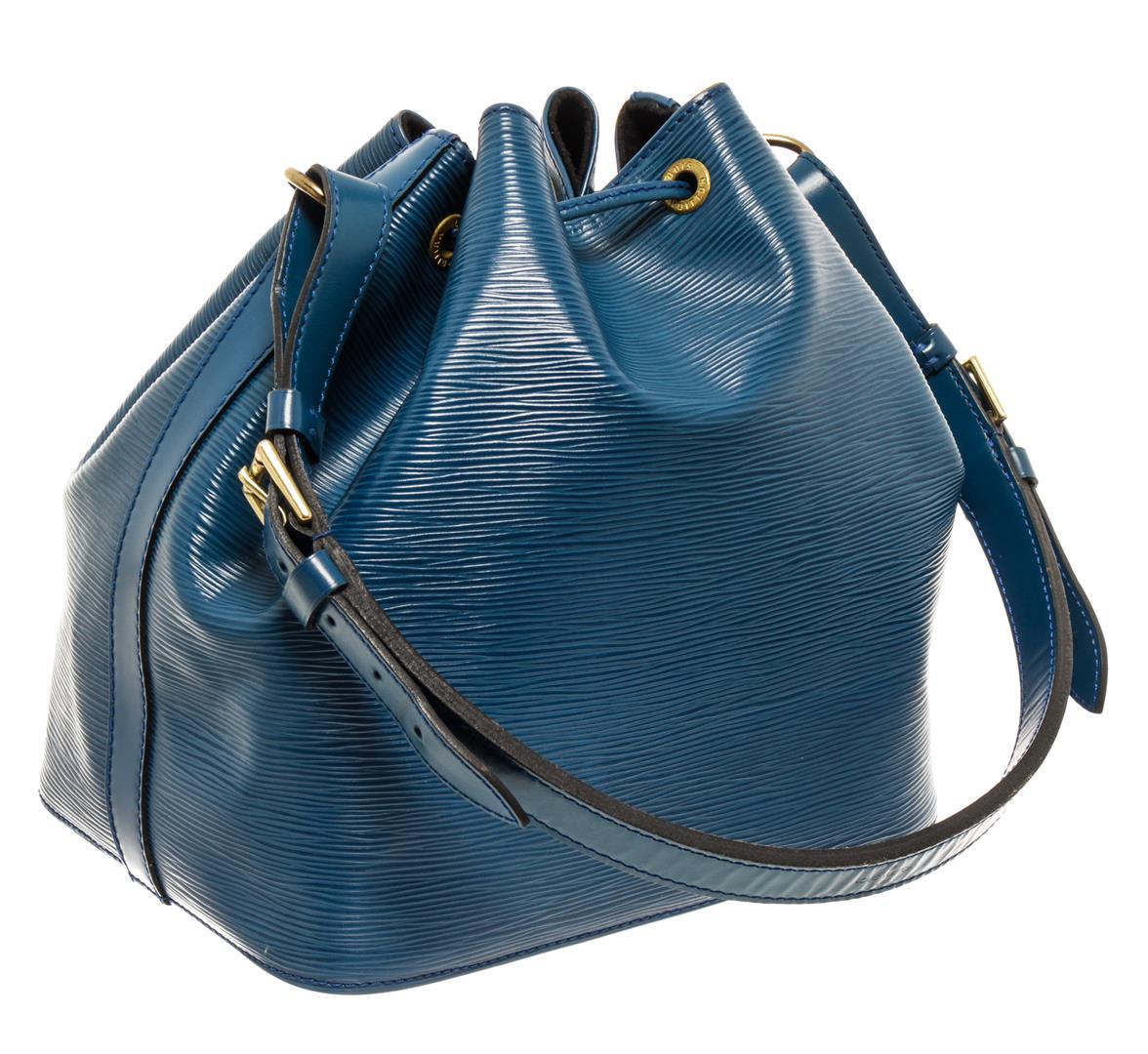 Louis Vuitton Blue Epi Leather Noe PM