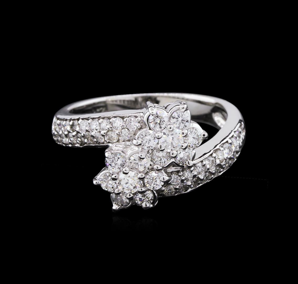 0.76 ctw Diamond Ring - 14KT White Gold