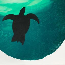 Sea Turtle Green by Wyland Original