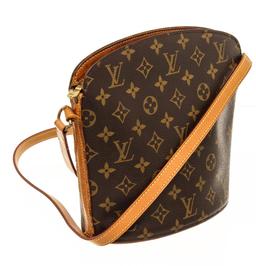 Louis Vuitton Brown Monogram Canvas Drouot Shoulder Bag