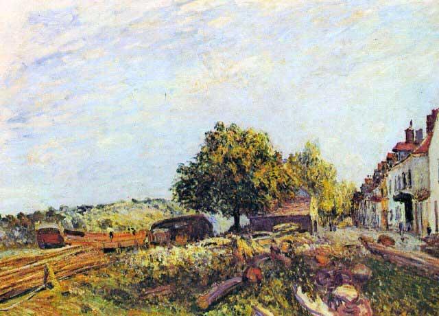 Alfred Sisley - Saint-Mamms Morning