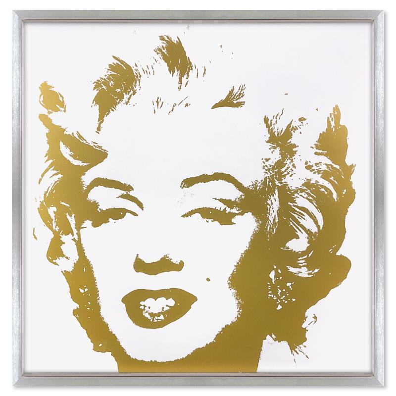 Golden Marilyn by Warhol (1928-1987)