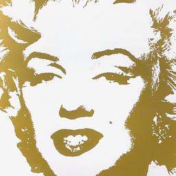 Golden Marilyn by Warhol (1928-1987)