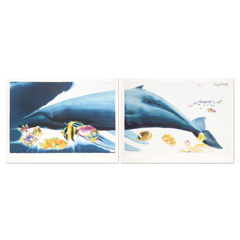 I Want to Dive into Your Ocean (Diptych) by Wyland