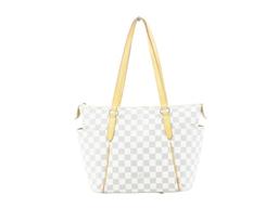 Louis Vuitton Damier Azur Canvas Leather Totally PM Tote Bag