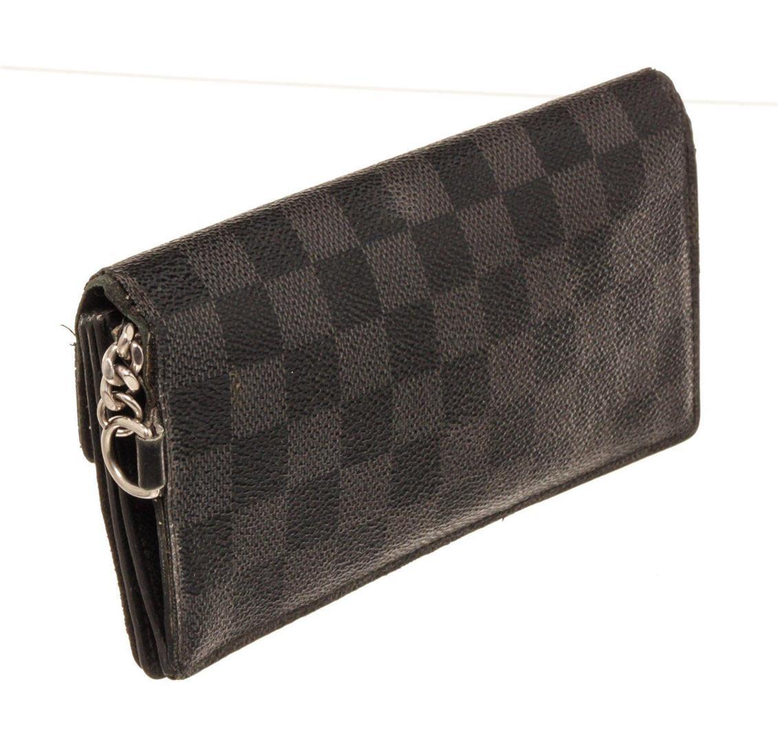 Louis Vuitton Grey Black Damier Canvas Accordian Wallet