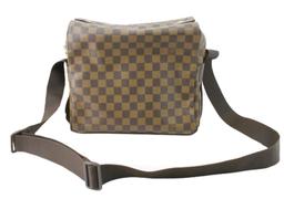 Louis Vuitton Damier Ebene Canvas Leather Naviglio Messenger Bag