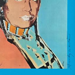 The American Indian Series (Blue) by Warhol (1928-1987)