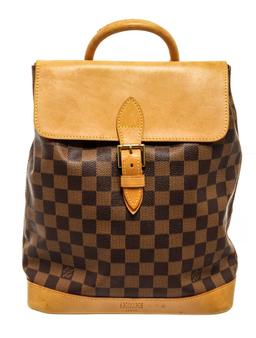 Louis Vuitton Brown Damier Ebene Soho Backpack