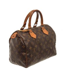 Louis Vuitton Brown Monogram Speedy 25 Satchel Bag