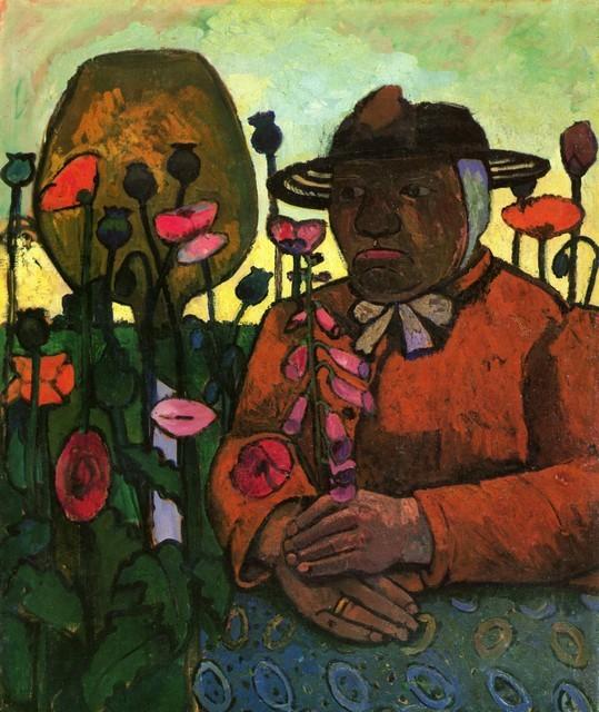 Paula Modersohn-Becker - Old Woman in the Garden