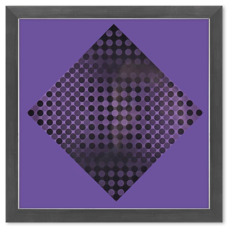 Goyo - SZ et Goyo - EZ de la serie CTA - 102 (Diptych) by Vasarely (1908-1997)