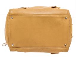 Chanel Beige Leather Deerskin Medium Shoulder Bag