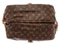 Louis Vuitton Brown Monogram Leather Saumur 35 Messenger Bag