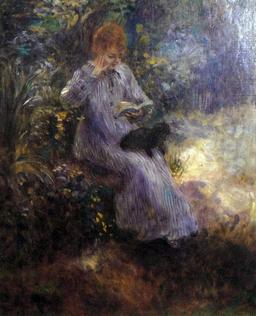 Renoir - Woman With A Black Dog