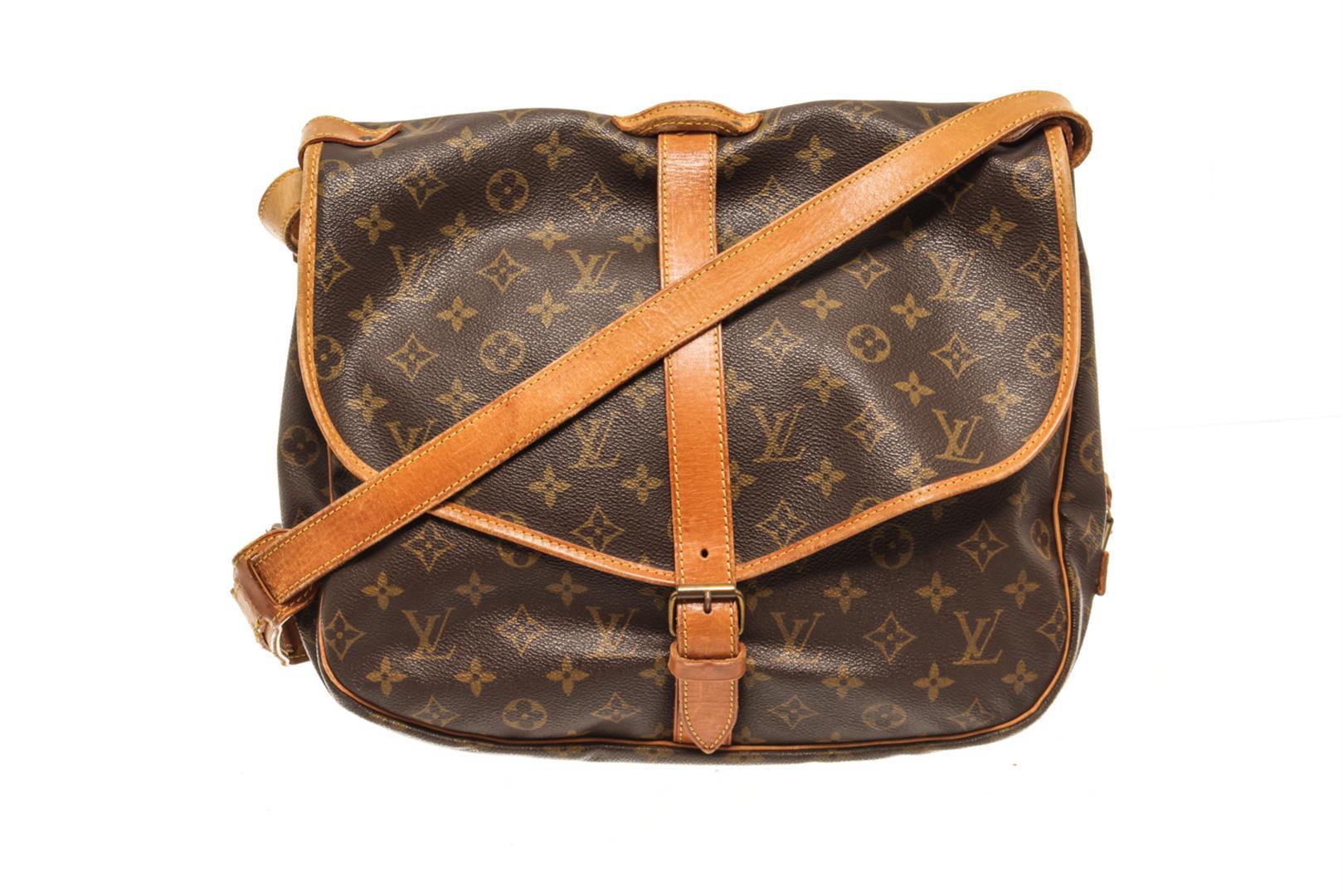 Louis Vuitton Brown Monogram Canvas Saumur 30 Shoulder Bag