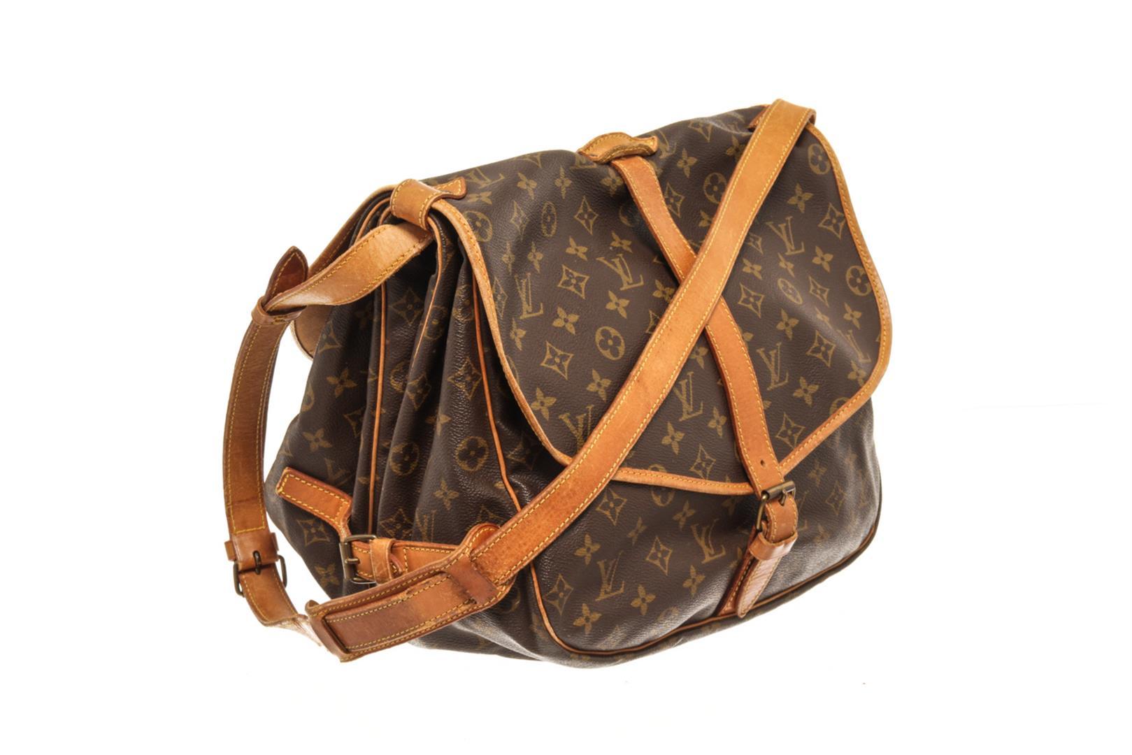 Louis Vuitton Brown Monogram Canvas Saumur 30 Shoulder Bag