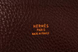 Hermes Brown Leather Bolide 45cm Shoulder Bag