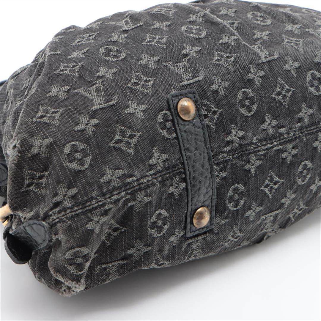 Louis Vuitton Black Monogram Denim Neo Cabby MM Shoulder Bag