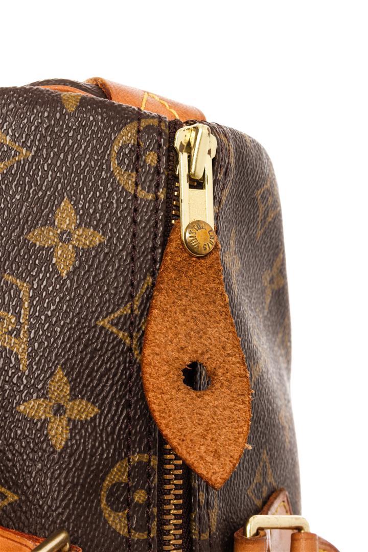 Louis Vuitton Brown Monogram Canvas Speedy 35 Satchel Bag