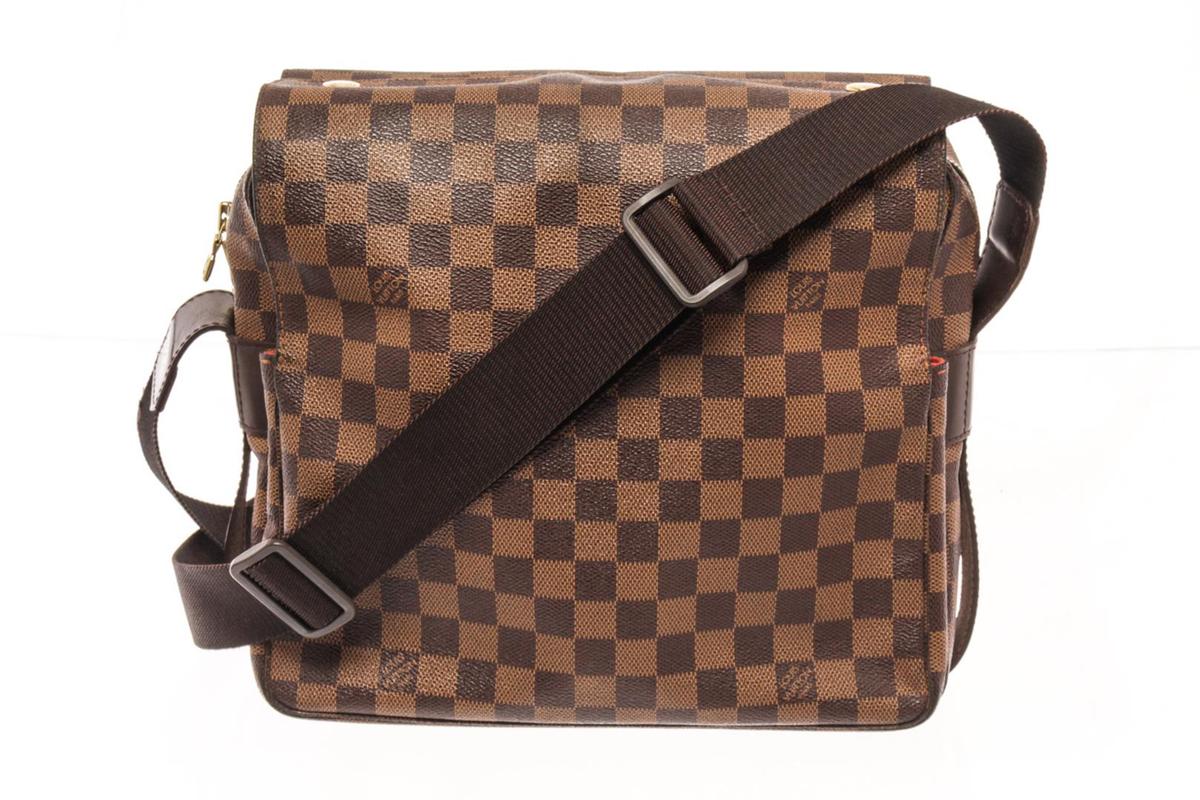 Louis Vuitton Brown Damier Ebene Naviglio Messenger Bag