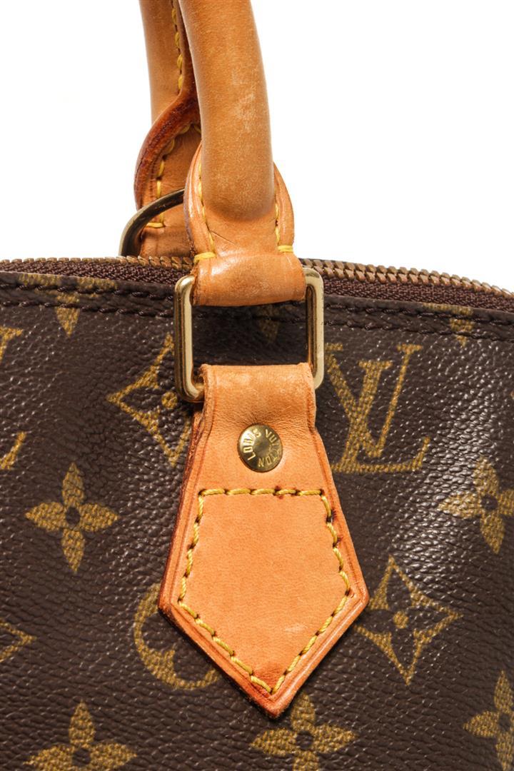 Louis Vuitton Brown Monogram Canvas Alma Handbag