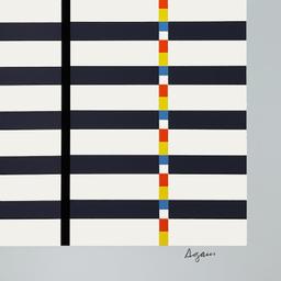 Hommage du Mondrian (Light Blue) by Agam, Yaacov