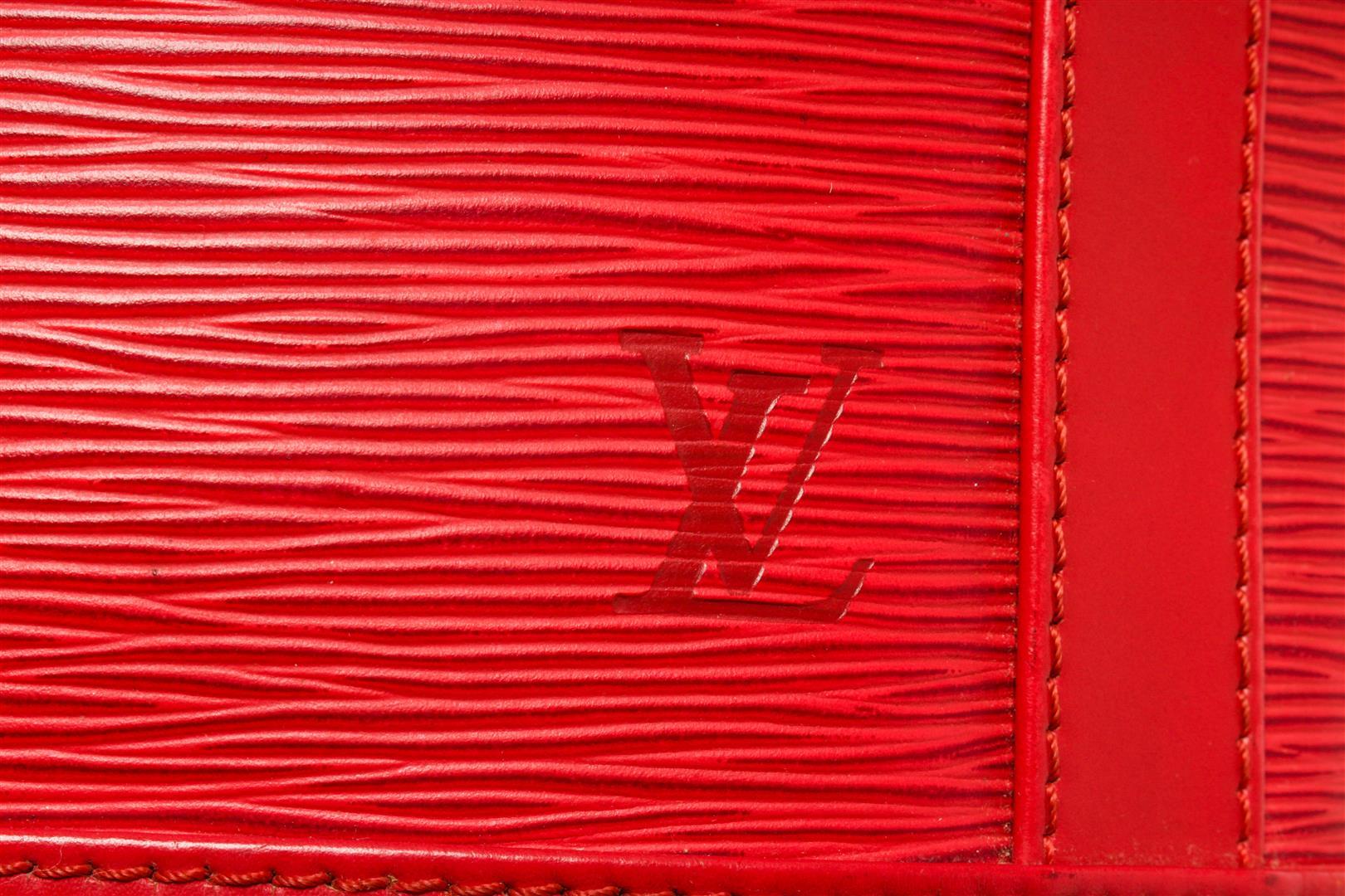 Louis Vuitton Red Epi Leather Randonnee PM Backpack