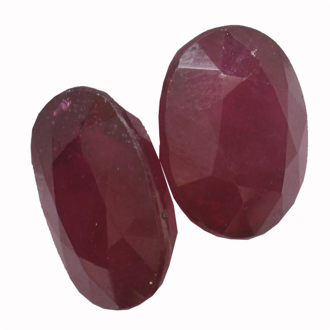 10.34 ctw Oval Mixed Ruby Parcel