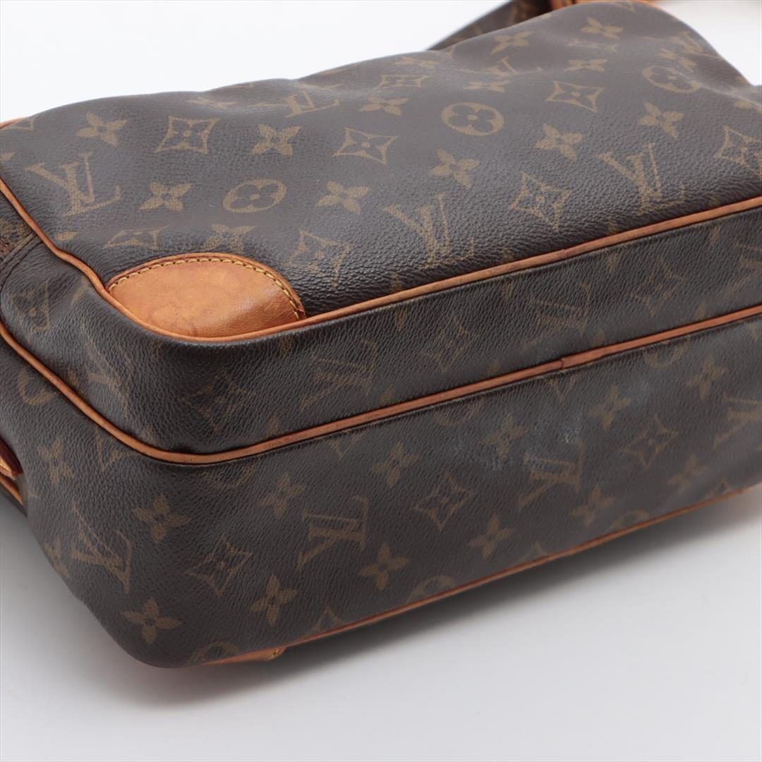 Louis Vuitton Brown Monogram Canvas Leather Nil Crossbody Bag