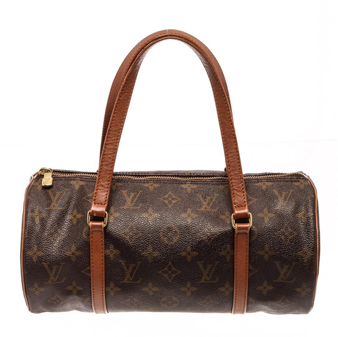 Louis Vuitton Brown Monogram Papillion 30 Shoulder Bag