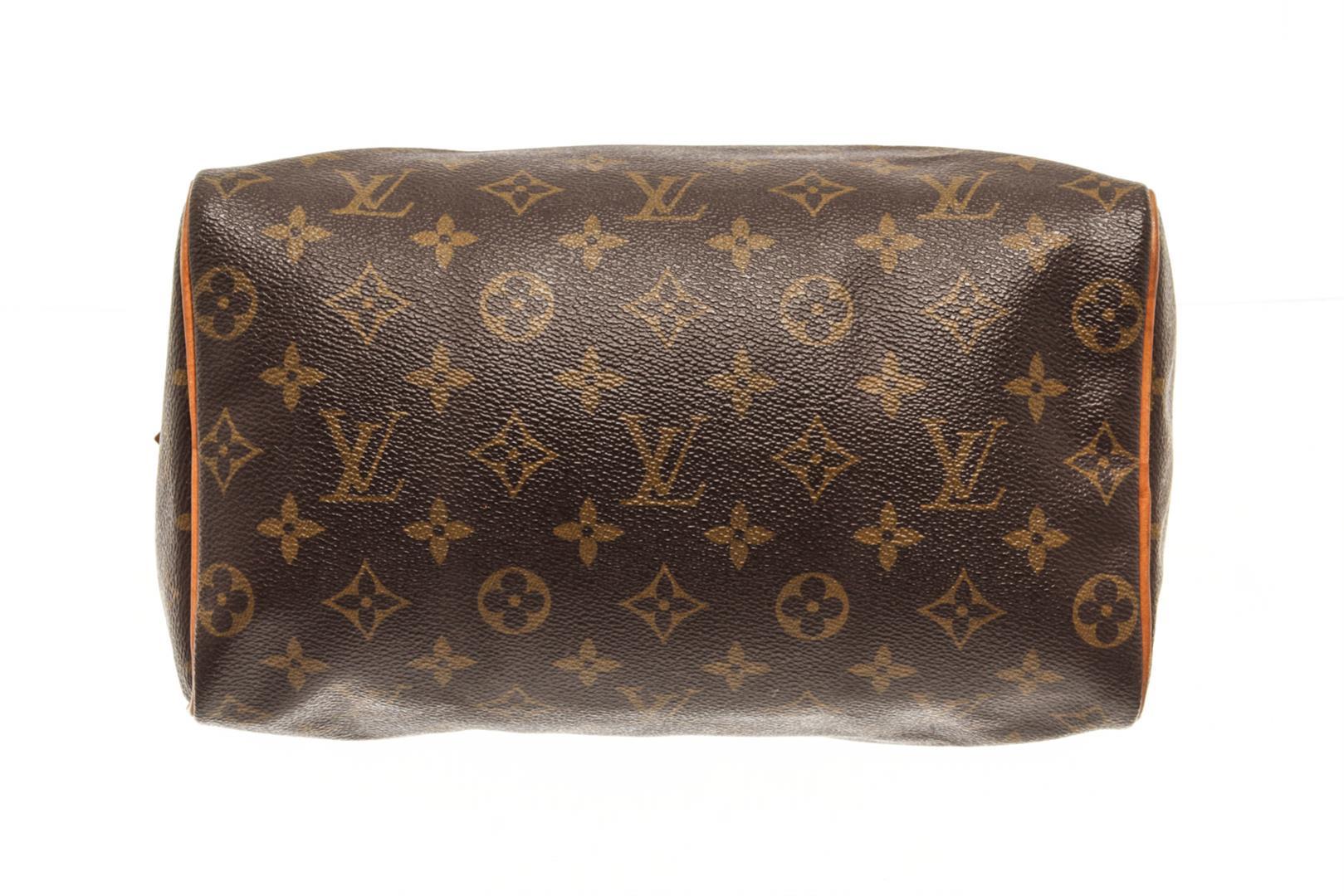 Louis Vuitton Brown Monogram Speedy 25 Handbag