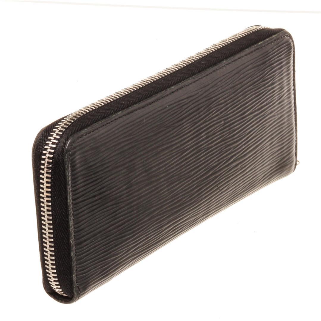 Louis Vuitton Black Epi Leather Clemence Wallet