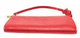 Louis Vuitton Red Epi Leather Pochette