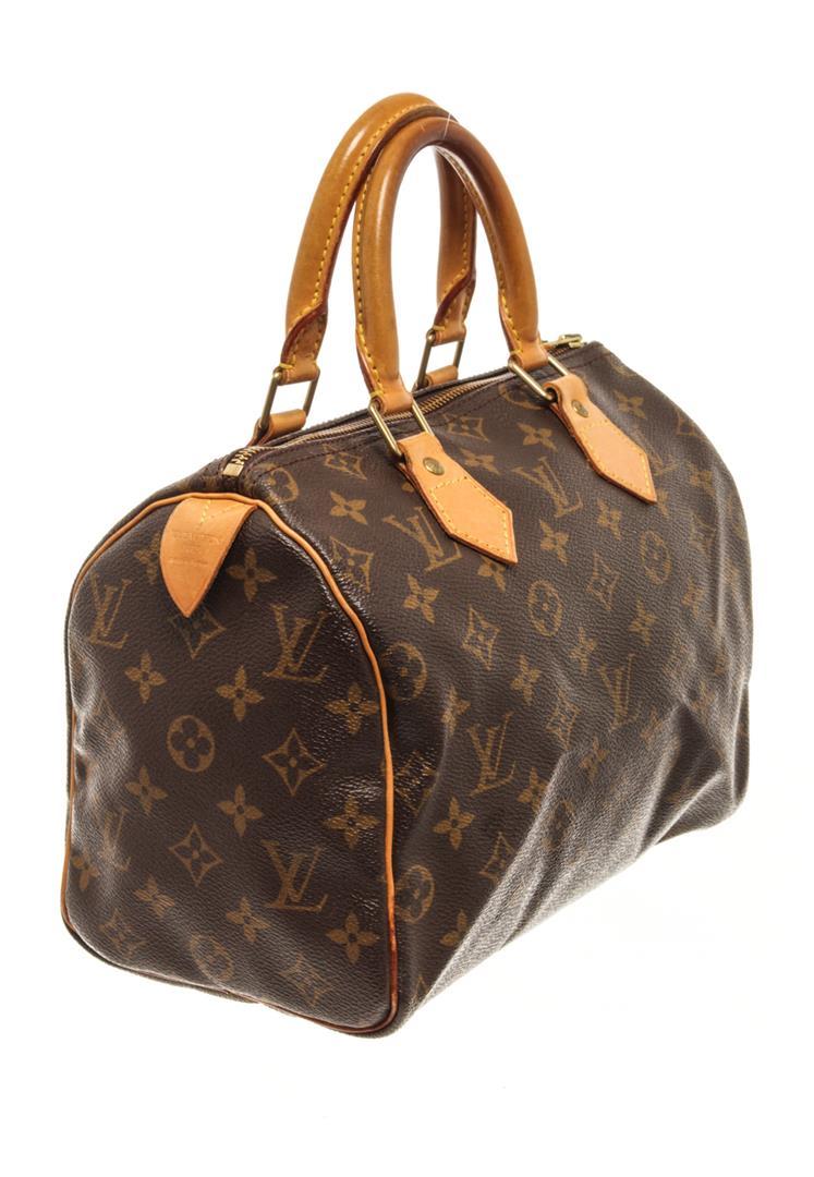 Louis Vuitton Brown Monogram Speedy 25 Handbag