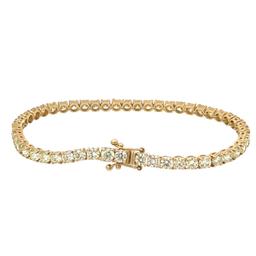 9.25 ctw Diamond Tennis Bracelet - 14KT Yellow Gold