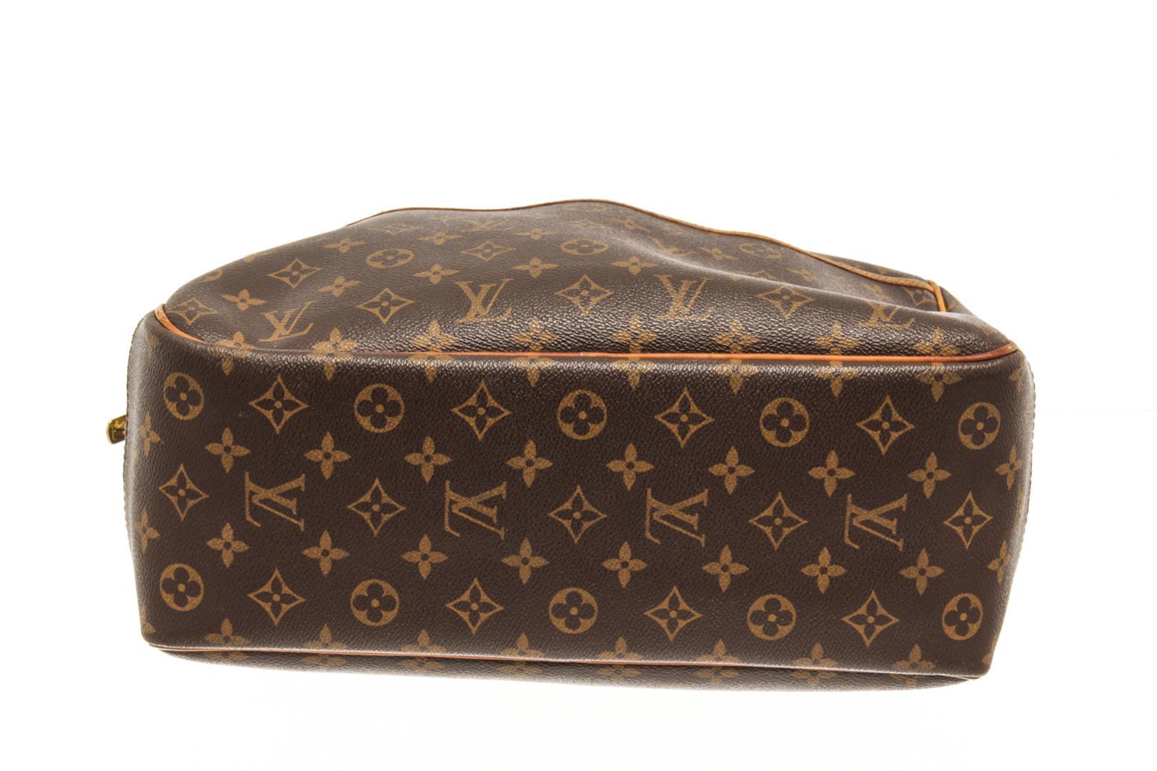 Louis Vuitton Brown Monogram Deauville Bag