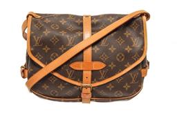 Louis Vuitton Brown Monogram Canvas Saumur 30 Shoulder Bag