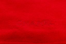 Chanel Red Italian Flag Shawl