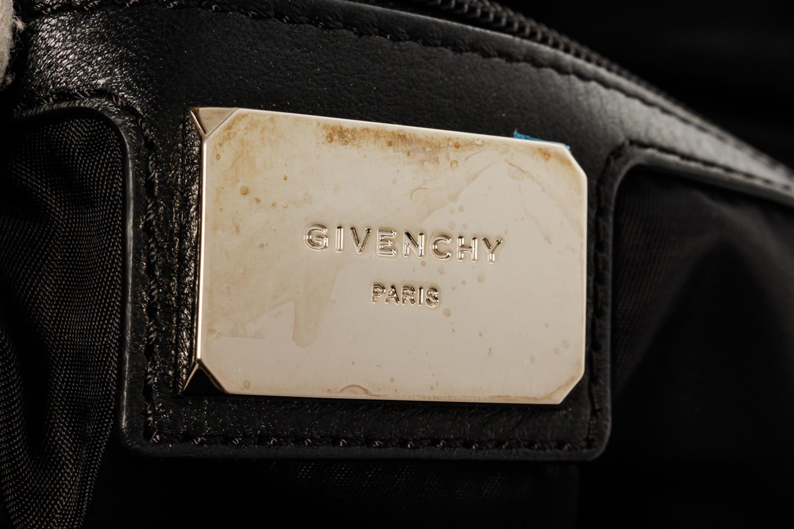 Givenchy Black Leather Logo Studs Backpack