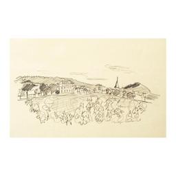 View of Chassange-Montrachet, Burgundy by Ensrud Original