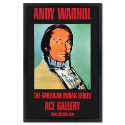 American Indian Series (Black) by Warhol (1928-1987)