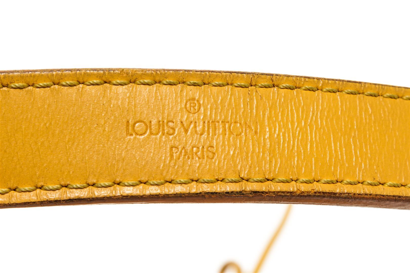 Louis Vuitton Yellow Epi Leather Noe Bucket Bag