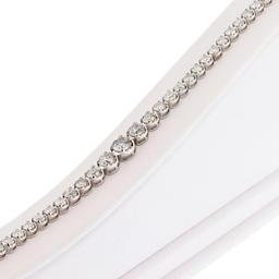 6.15 ctw Diamond 18K White Gold Tennis Bracelet